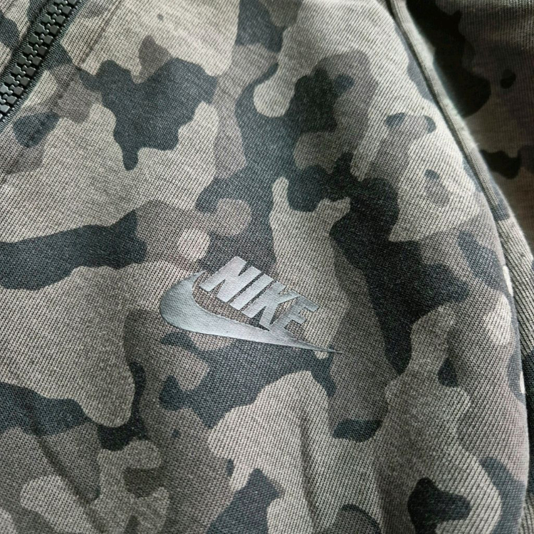 나이키 밀리터리 카모 집업자켓 후드집업사이즈 L--1