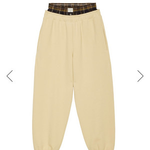 넘버프로젝트 체크 레이어드스웻팬츠 이미지