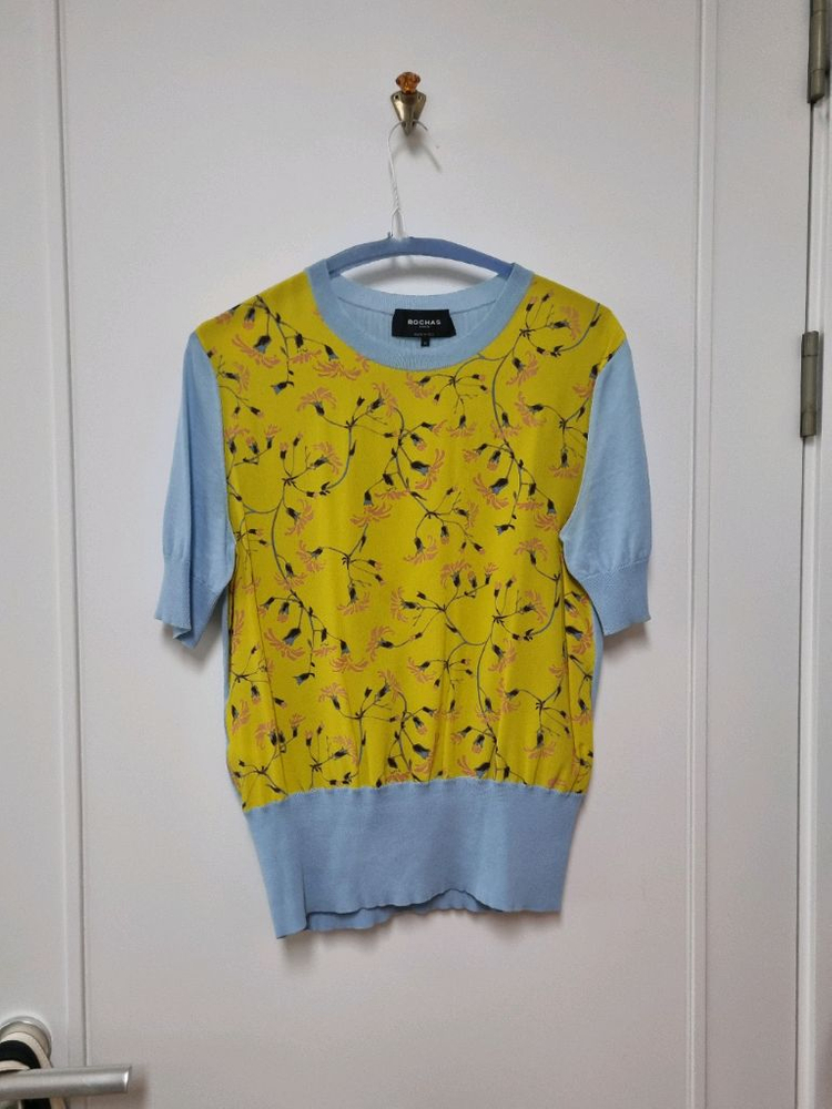 ROCHAS 니트 블라우스--0