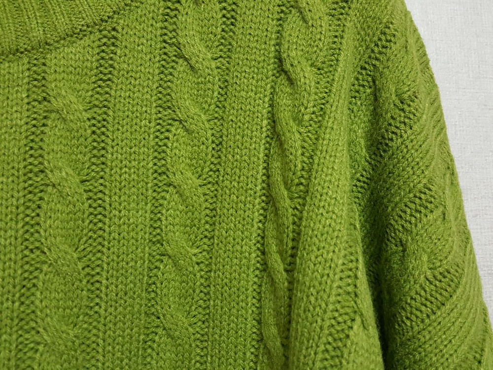 새상품)AOMM 오버핏 꽈배기 봄철 남성 니트 티셔츠 프리/105-110--2