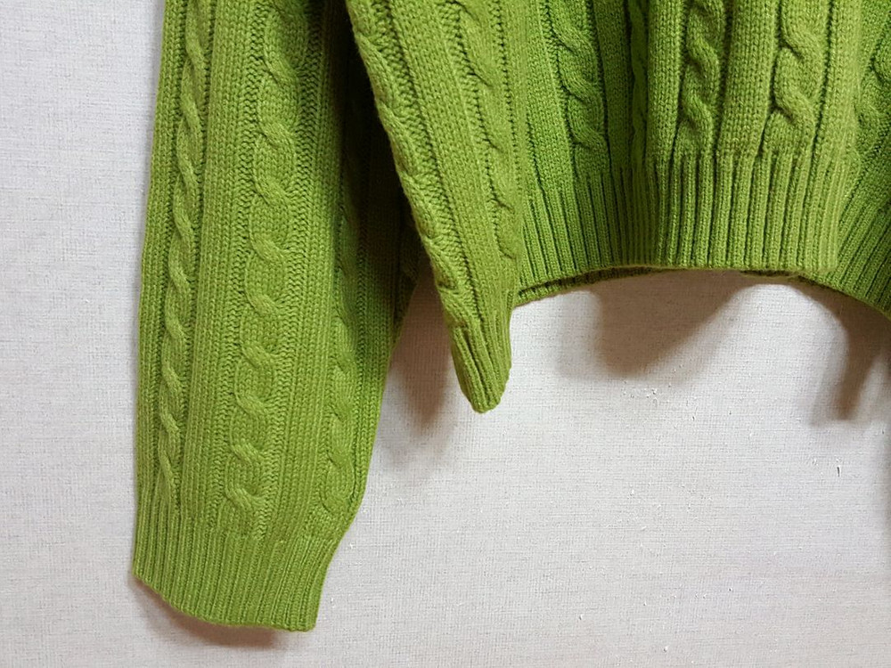 새상품)AOMM 오버핏 꽈배기 봄철 남성 니트 티셔츠 프리/105-110--3