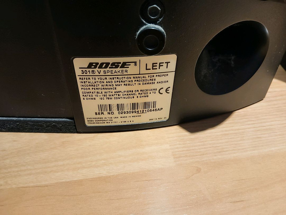 상태좋은 보스 Bose 301 V 스피커--4