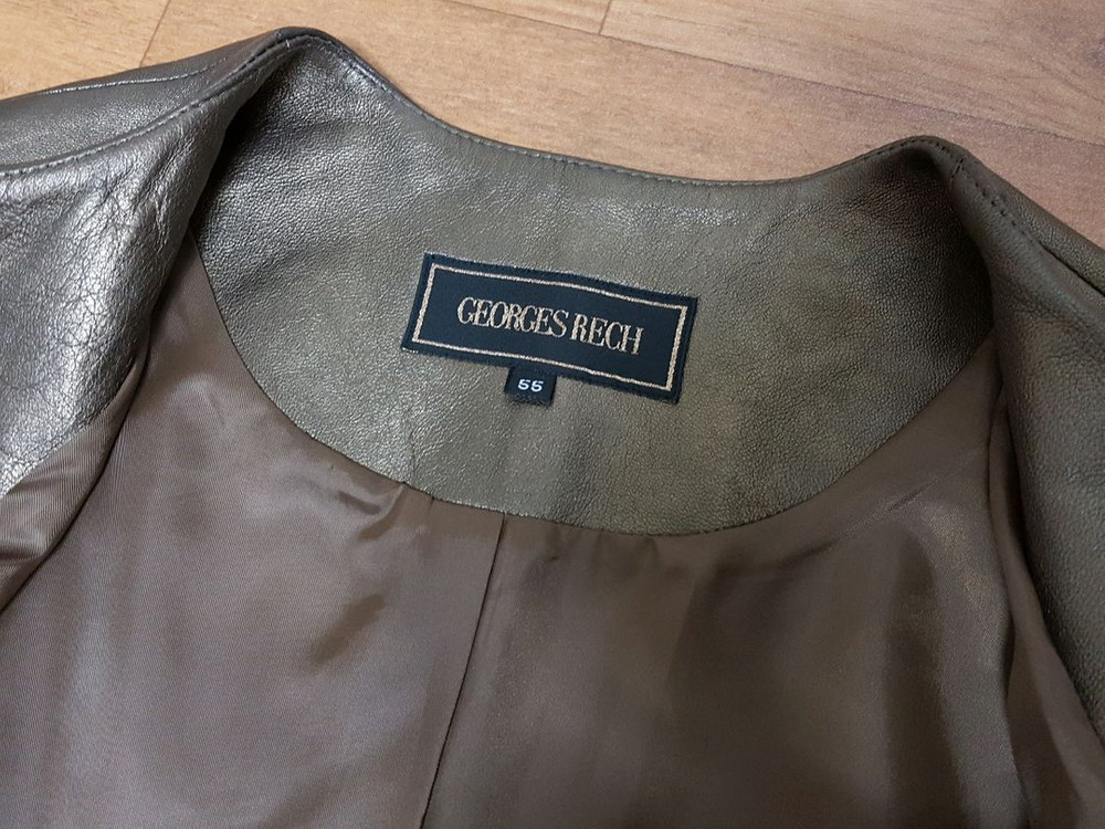 조르쥬레쉬 이태리 여성 양가죽 코트 55 상태우수--5