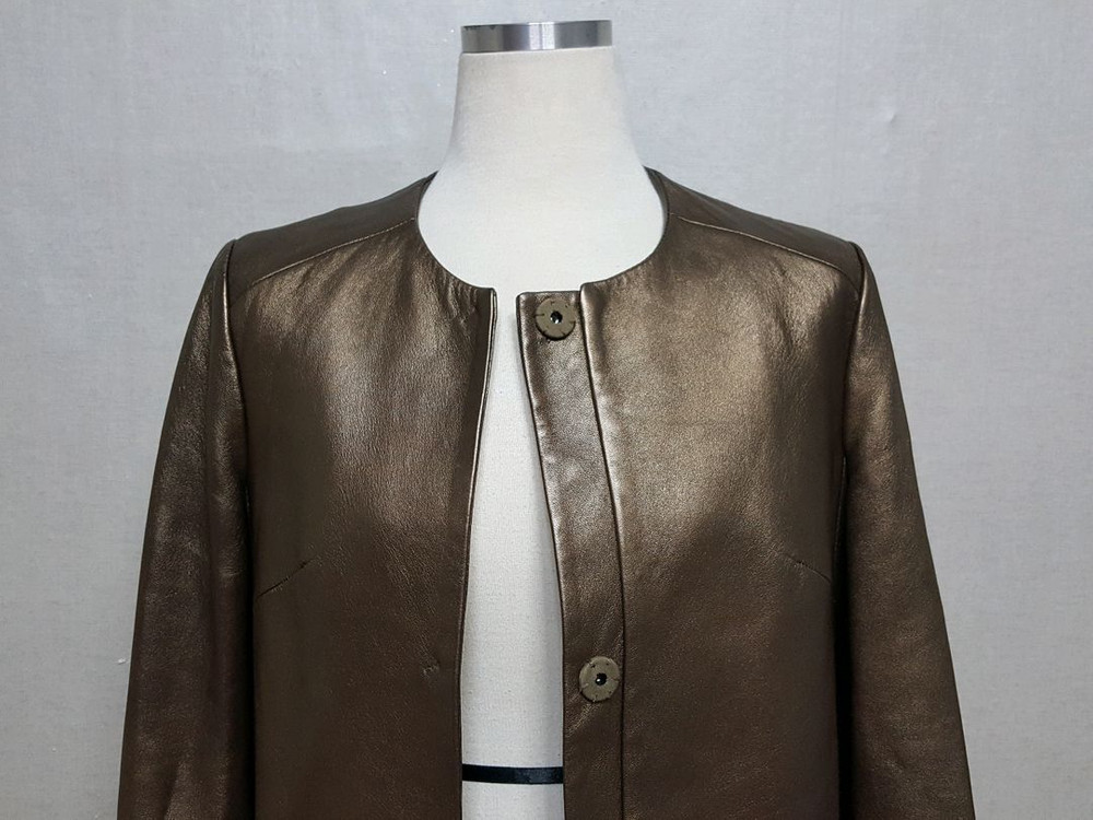 조르쥬레쉬 이태리 여성 양가죽 코트 55 상태우수--8