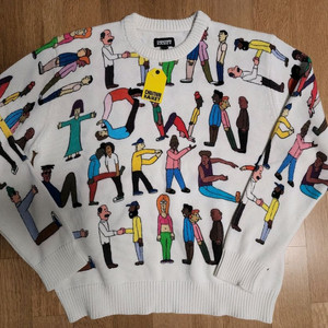 미국 스트릿 브랜드 차이나타운 스웨터 새제품