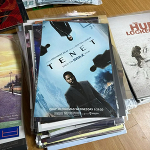 테넷 아이맥스 포스터 아트카드 오리지널티켓북포스터 크리스토퍼놀란 영화