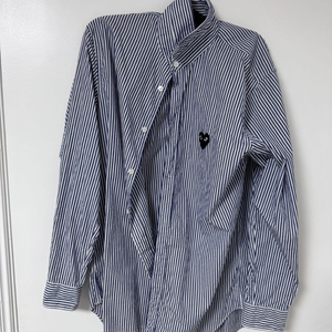 꼼데가르송 스트라이프 셔츠 M