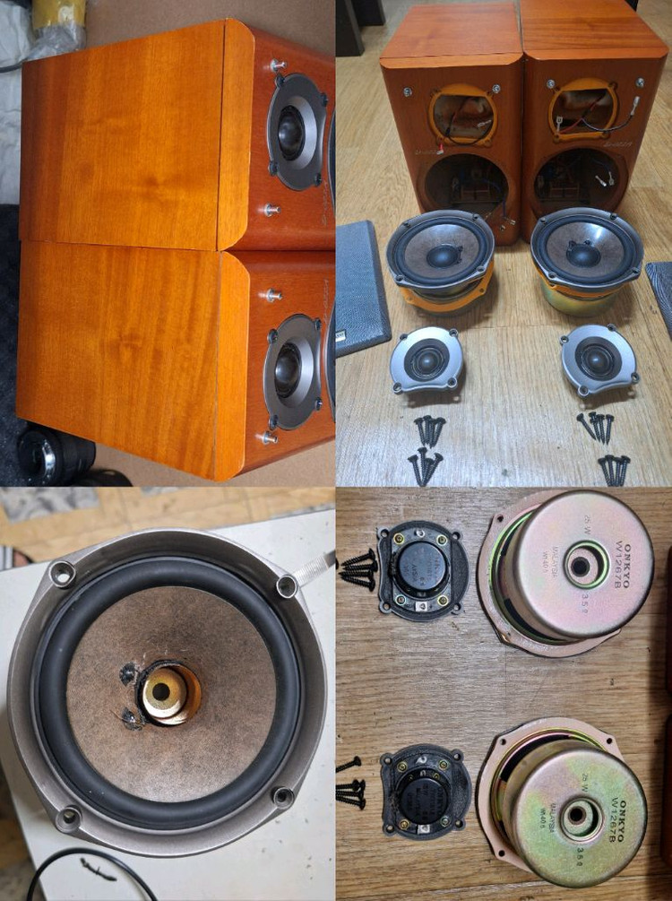 (오버홀)온쿄 D-022A 중소형 빈티지 스피커 1조 이미지