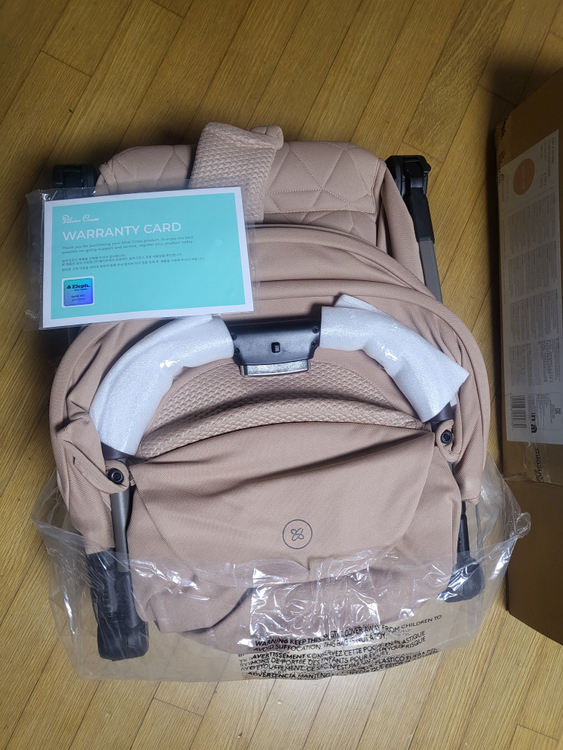 실버크로스 클릭 휴대용 유모차 (미사용)--6