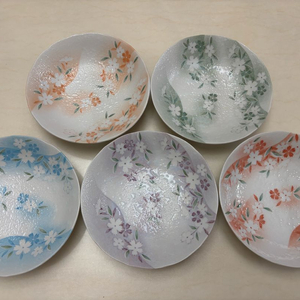 새제품) 일본 생산 접시 5p