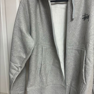 (L) 스투시 후드집업 그레이