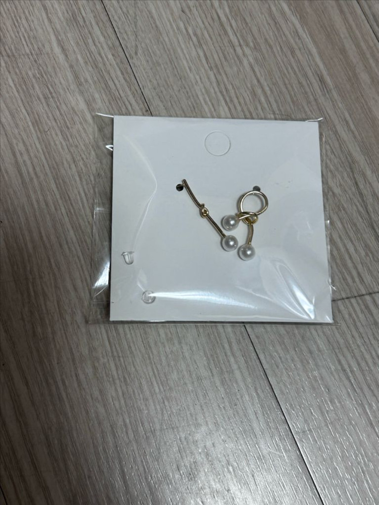 진주 꼬임 귀걸이--3