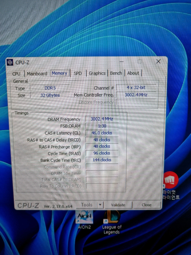 JUHOR DDR5 32GB(16*2) 6000Mhz CL46 화이트 메모리 램--2