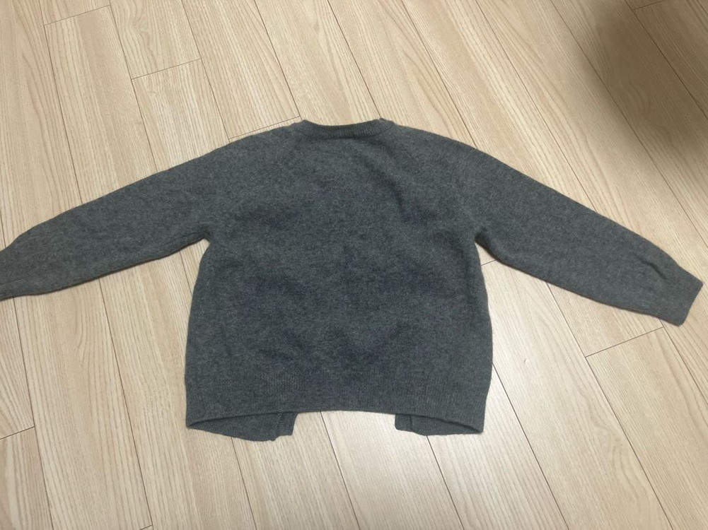 슈슈앤크라 캐시미어 가디건 4y--3