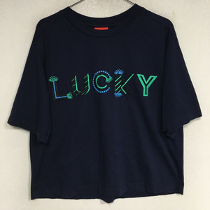 럭키슈에뜨 레터링 반팔 티셔츠 36