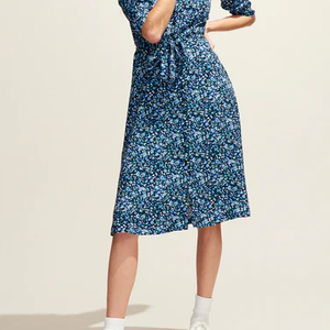 끌로디피에로 플라워 벨티드 원피스 36