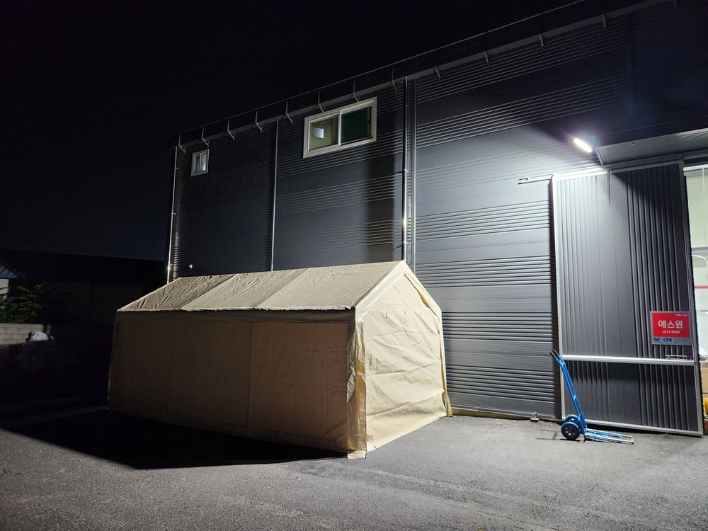 야외 주차천막 창고 코스트코천막 주차용텐트 주차텐트 캐노피 몽골텐트 차량캐노피--0