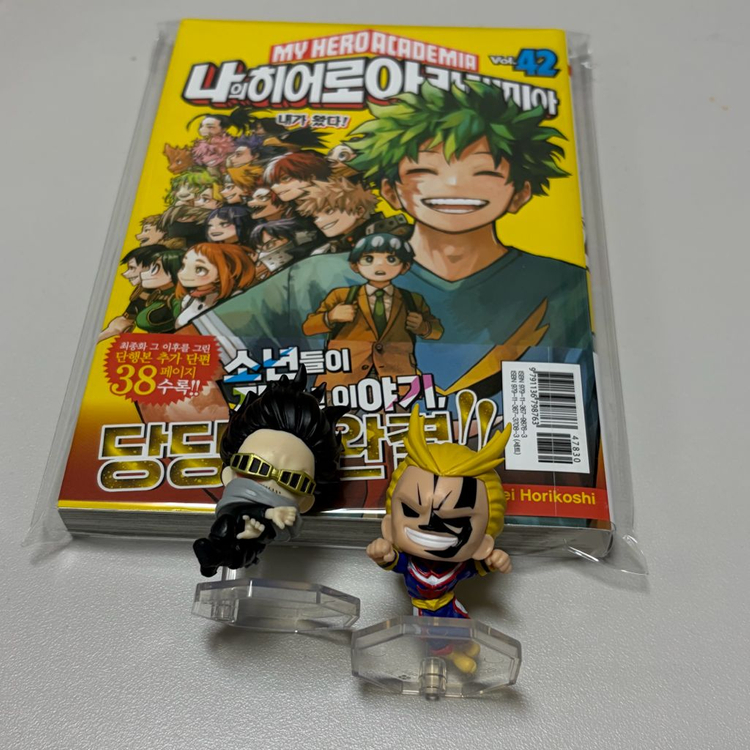 히로아카 아이자와 올마이트 미니 피규어 컬렉션 가챠 굿즈 42권 이미지
