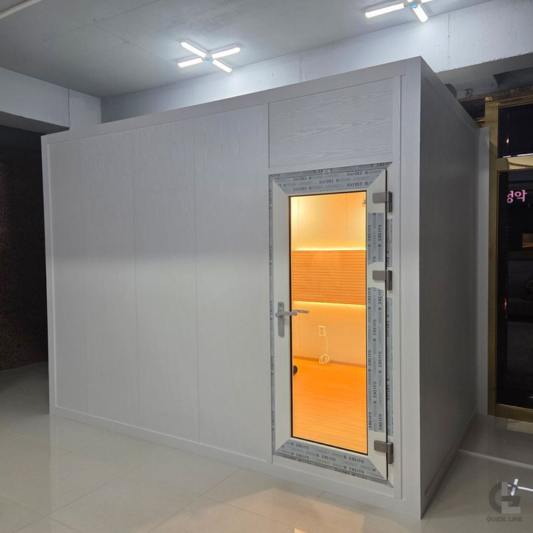 [새상품] 24시간 전용 미디 / 피아노 / 드럼 방음부스(사이즈 확장/ 이전설치 가능) 이미지