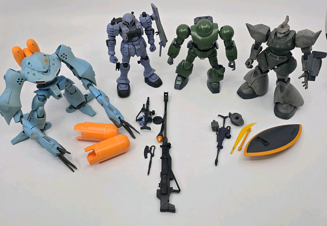 HG 건담 가조립 도색 정크 등--4