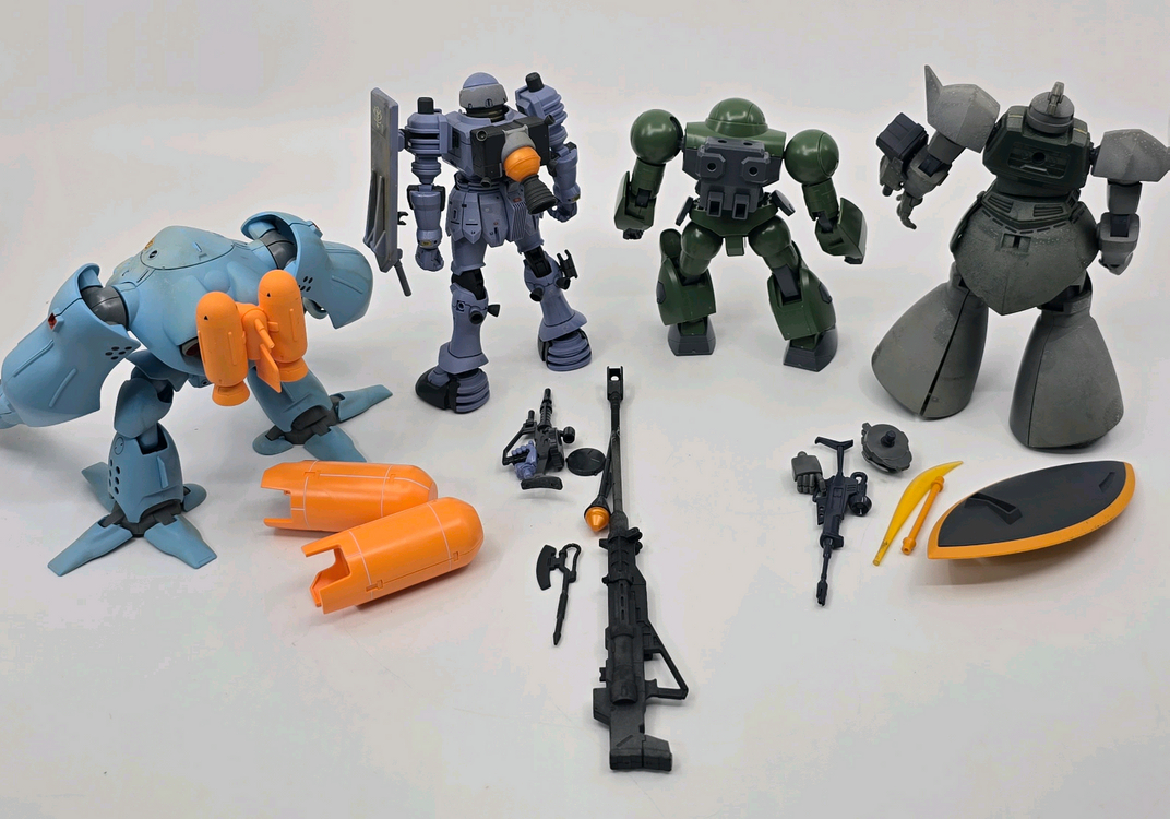 HG 건담 가조립 도색 정크 등--5