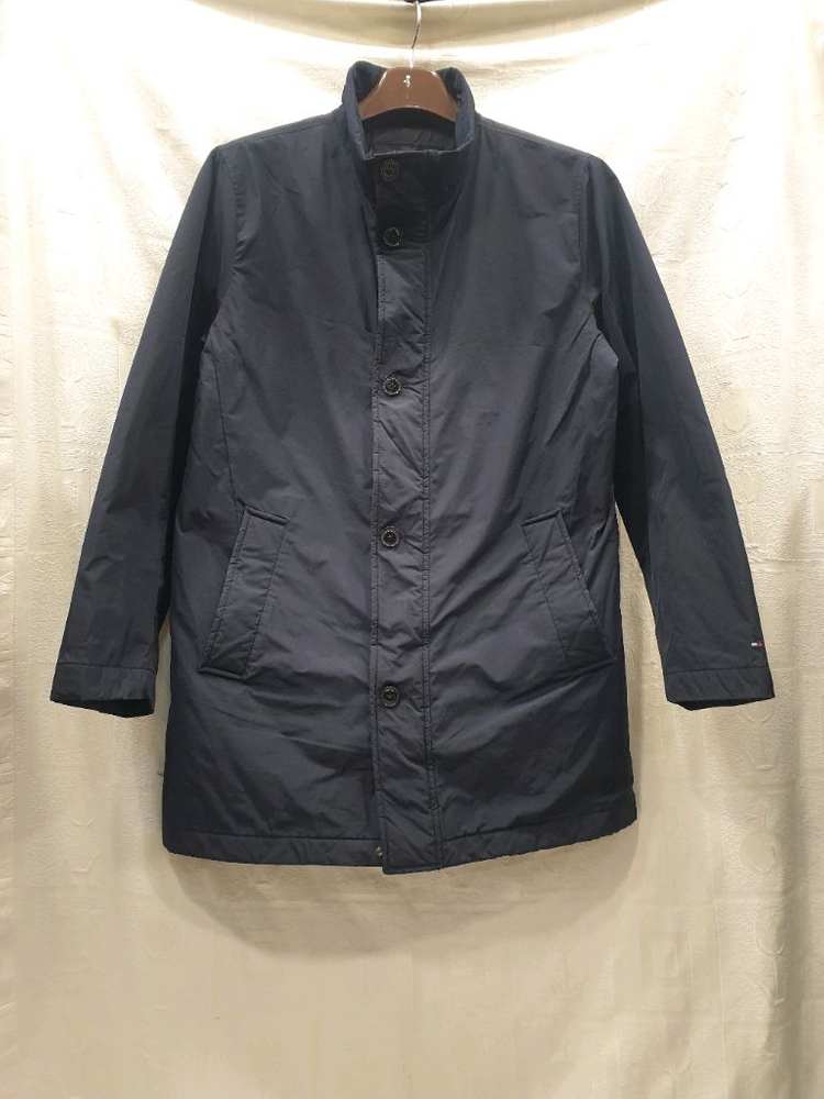 타미힐피거 남성 네이비 누빔 코트 L(100)--0