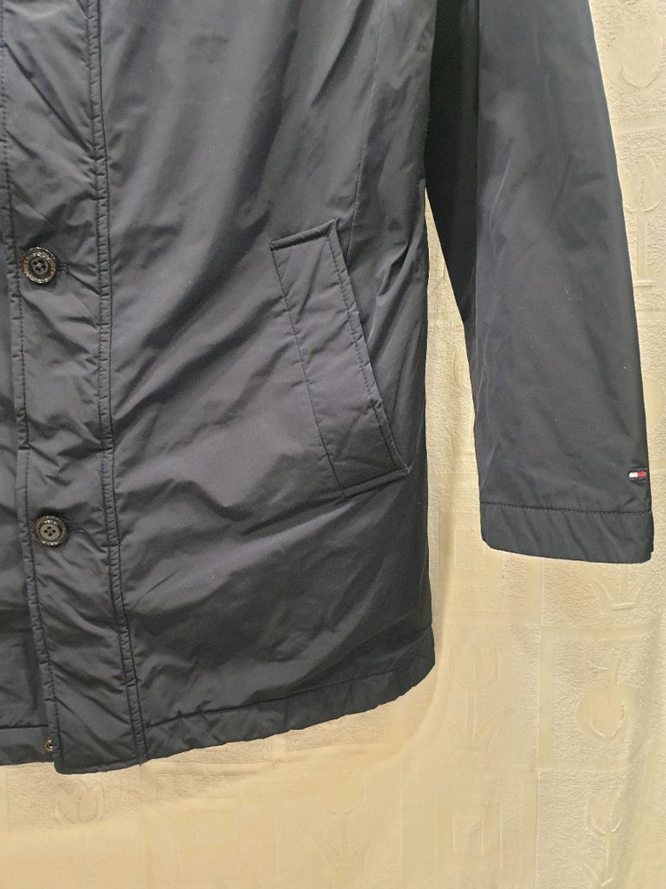 타미힐피거 남성 네이비 누빔 코트 L(100)--3