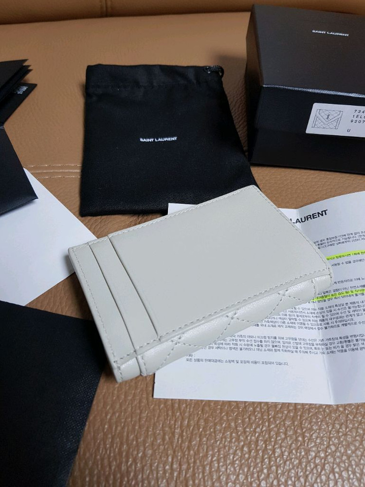 생로랑 gaby 가비 플랩 카드지갑--1