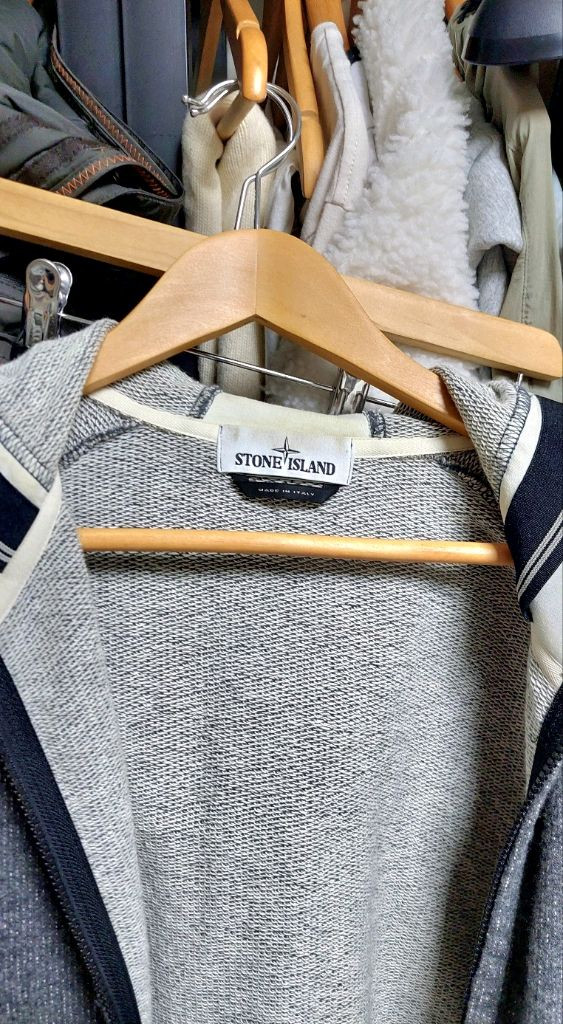 스톤아일랜드 니트 후드집업 그레이 L 이미지