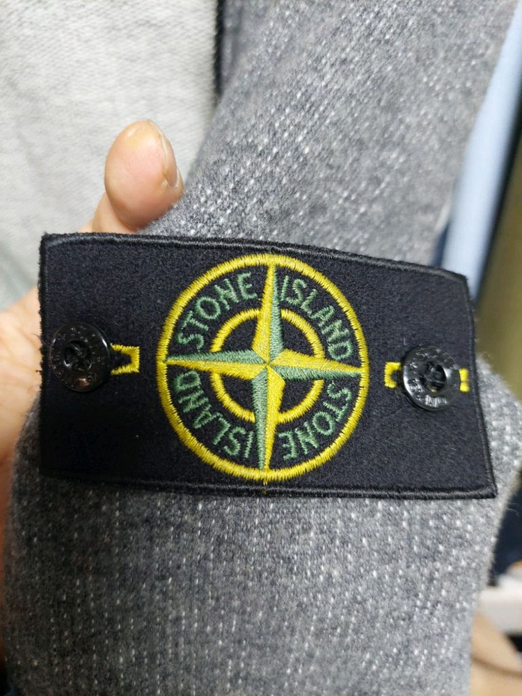 스톤아일랜드 니트 후드집업 그레이 L 이미지