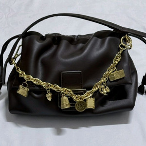 새상품 풀박스>바게뜨 맘마백 미듐 찐갈색