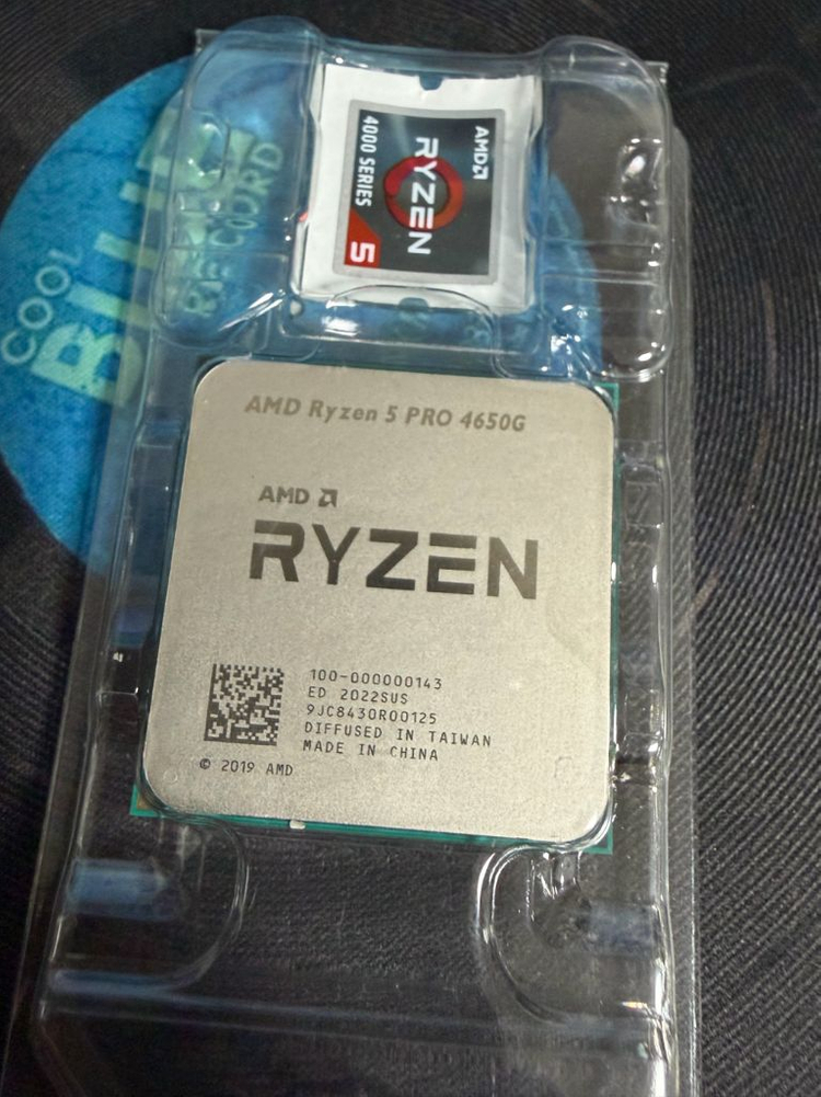 AMD CPU 라이젠5 PRO 4650G 르누아르 단품 팝니다.--0