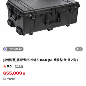 펠리칸 1650 노폼 케이스