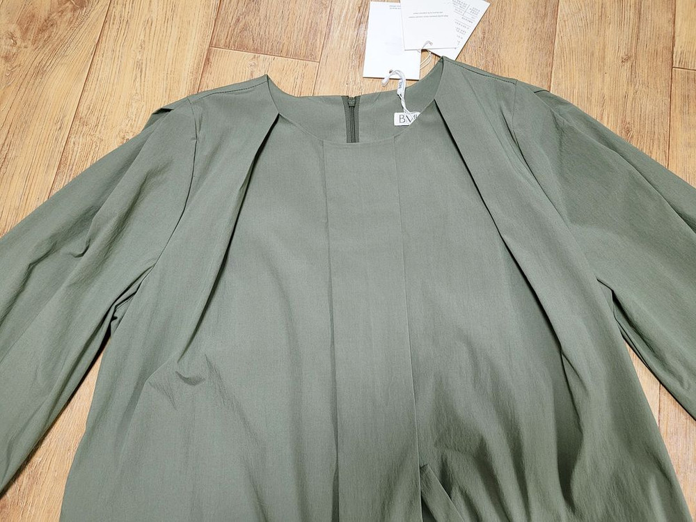 비뮤즈(B.MUSE) 베뉴엣 카키 벨르크원피스 롱기장 프리사이즈 새상품--5