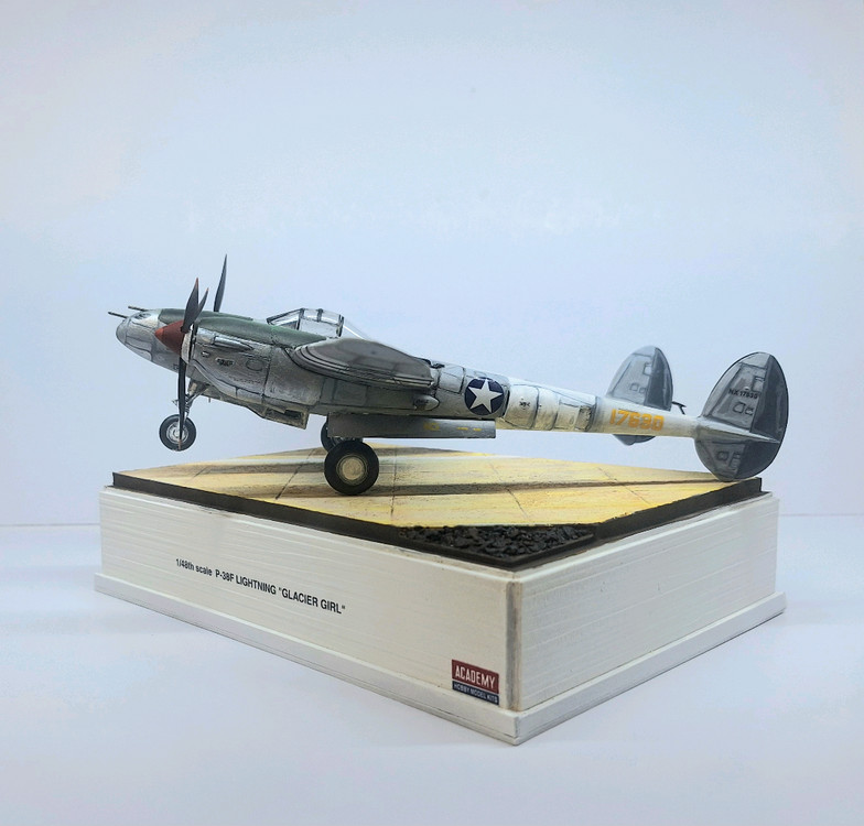 프라모델 디오라마 p38F 글래시아 걸--3