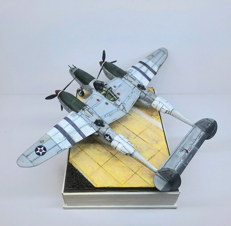 프라모델 디오라마 p38F 글래시아 걸--5