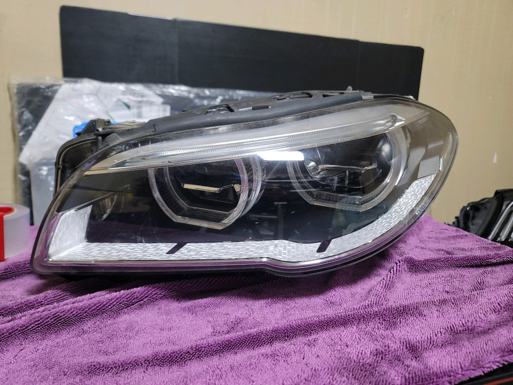 BMW 5시리즈 F10/F11 LCIBMW 520 525 530 운전석 좌측 왼쪽 라이트 전조등 헤드램프 헤드라--1
