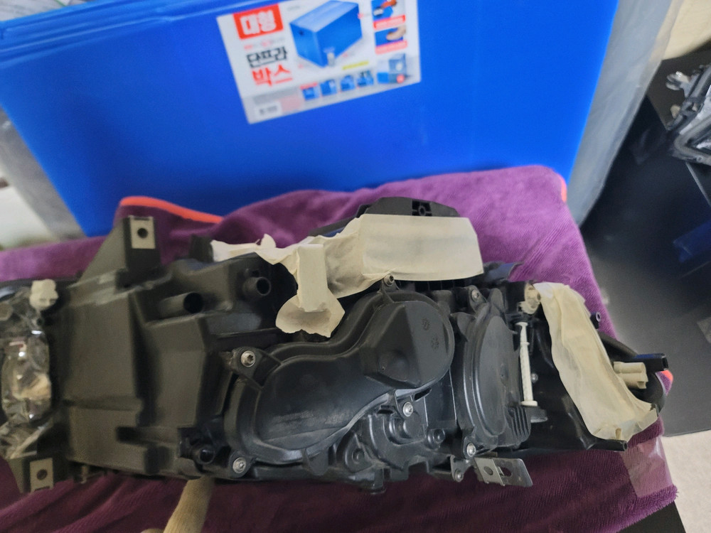 BMW 5시리즈 F10/F11 LCIBMW 520 525 530 운전석 좌측 왼쪽 라이트 전조등 헤드램프 헤드라--3