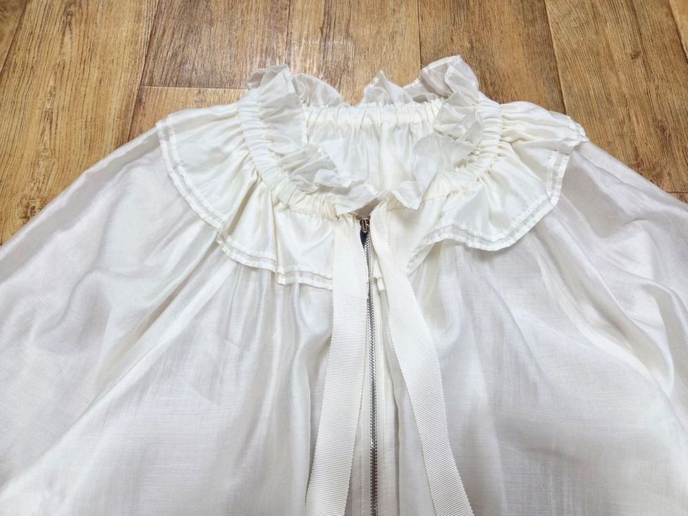 낸시렐라(nancyrella) 시어링 프릴자켓 프리사이즈 새상품--4