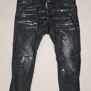 DSQUARED2 디스퀘어드 블랙 청바지 48