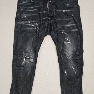 DSQUARED2 디스퀘어드 블랙 청바지 48