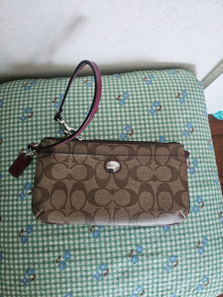 코치 루이 통영 누빔가방 빅백--5