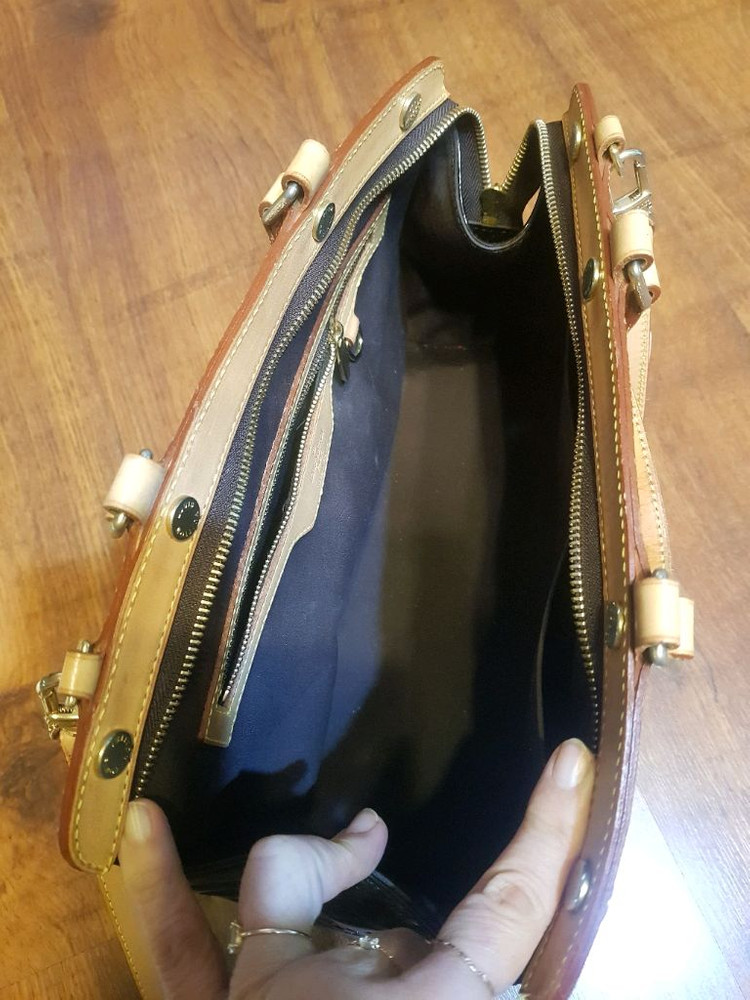 코치 루이 통영 누빔가방 빅백--8