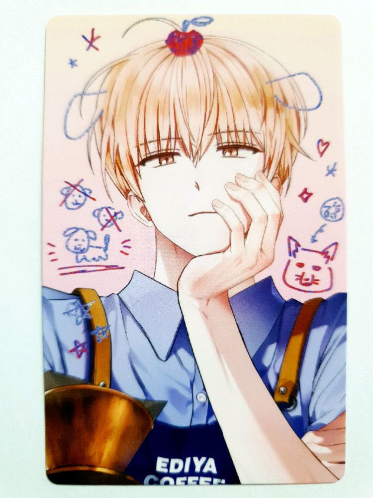 데못죽 류청우 박문대 이디야 포카 2장 일괄--3