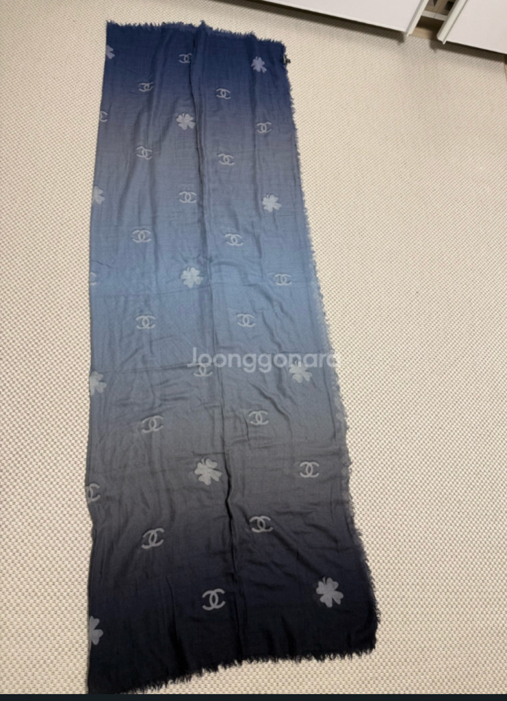 샤넬그라데이션캐시미어100%머풀러.정품--5