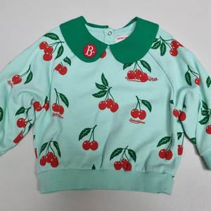 (새상품)베베드피노 체리 베이비 상의 100