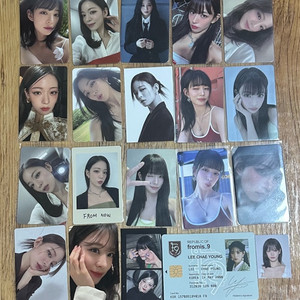 프로미스나인 이채영 포카 일괄 급처