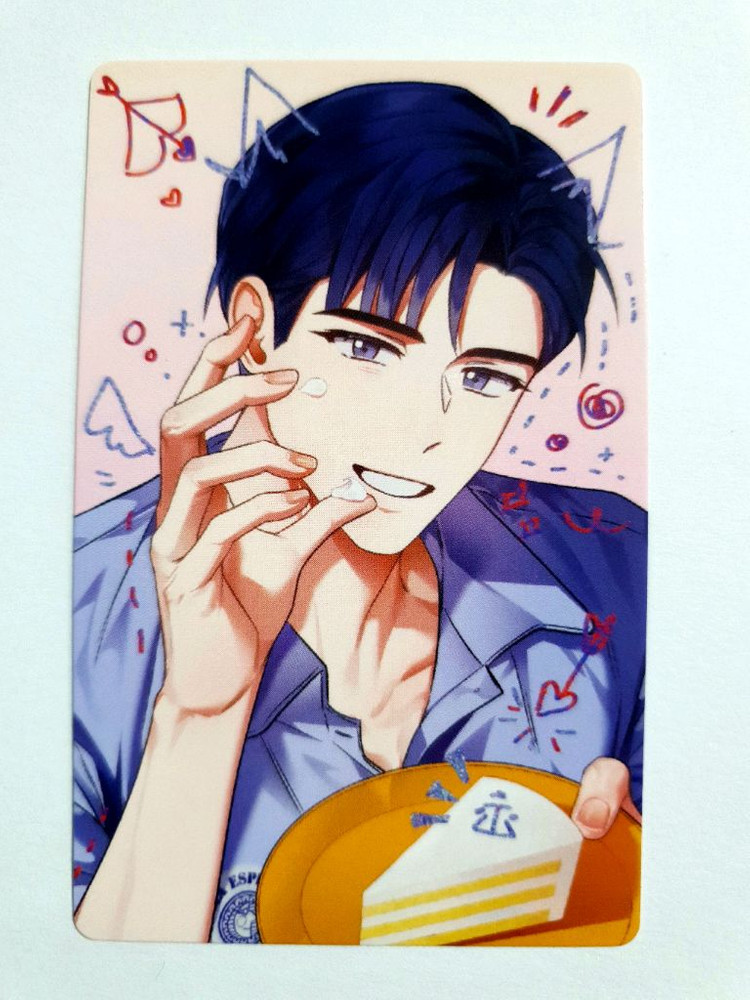 데못죽 류청우 이디야 아크릴 블록 스탠드 포카 세트--3