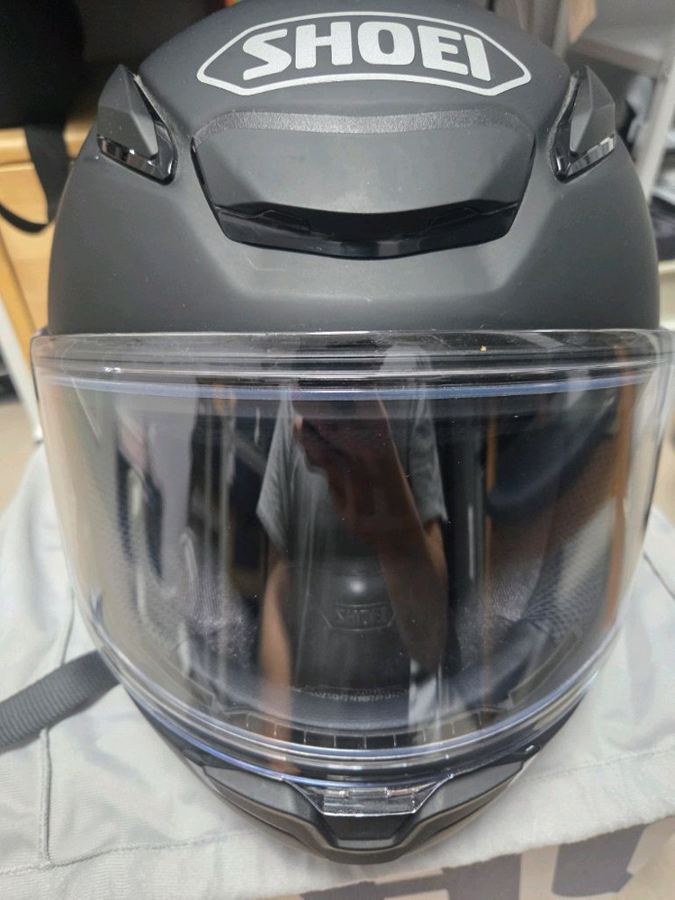 SHOEI z8 무광 블랙L사이즈, 정품 변색쉴드 팝니다 이미지