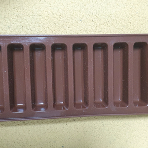 [미사용/새상품] 10구 스틱형 실리콘 몰드 (빼빼로/초콜릿/비누용)